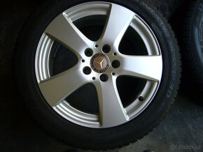 ZIMNÍ ALU KOLA ORIG.MERCEDES 17" 5x112 7"et-48,5,stř.-66,6 - 3