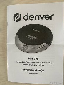 CD přehrávač Denver DMP 391 - 3