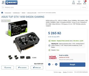 ASUS TUF GTX 1650 04GD6 GAMING - 3