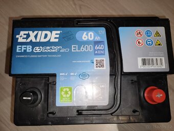 Autobaterie Exide Start-Stop EFB, 12V, 60Ah, 640A - 3