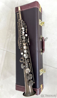 Predám nový B- Soprán saxofón kópia Selmer- nelakovaný- Retr - 3