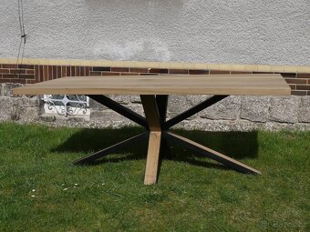 Dubový nerozkládací stůl - Ovada 250 cm - 3