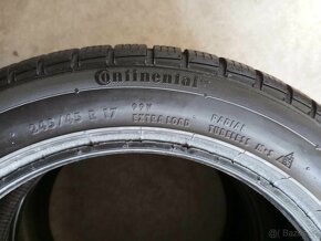 Prodám zimní pneu Continental v rozměru 245/45 R 17 - 3