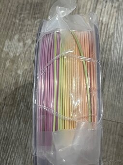 Duhový Silk Filament PLA geeetech 1kg nový - 3