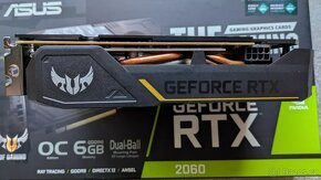 Prodám ASUS GeForce TUF-RTX2060 - 3