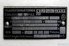 Transformátor 100 VA - 3