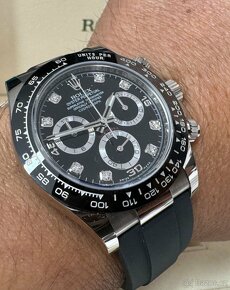 Rolex Daytona white gold/ Diamonds 116519LN NOVÉ/FULL SET - 3