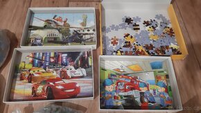 Puzzle Medvídek Pú, Spiderman, Cars a další - 3