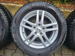 Alu kola 5x112 r16 se zimni pneu 215/60r16 - 3