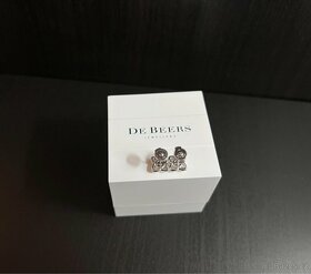 Náušnice De Beers - enchanted lotus studs in white gold - 3