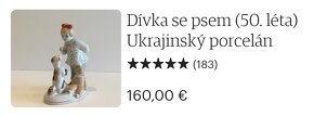 Stará porcelánová soška. - 3