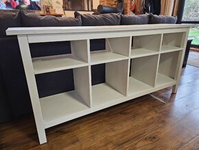 TV-odkládací stolek Ikea Hemnes bílé mořidlo - 3