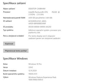 Acer Aspire 5733Z,WIN 10,HDD 500GB,RAM 4GB,15.4 palců - 3