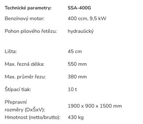 Štípací automat, štípačka Lumag 400 - 3