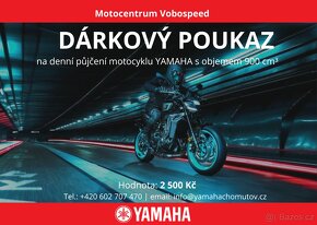 Dárkový poukaz na půjčení motocyklu YAMAHA - 3