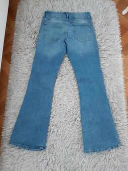 LEVNĚ - NOVÉ široké jeans do pasu.. - 3