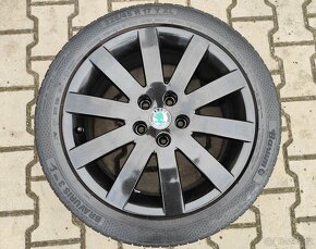 Alu kola originál Škoda Superb I, II, Octavia II 5x112 R17 - 3