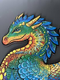 UNIDRAGON dřevěné puzzle - Drak, velikost KS (330) - 3