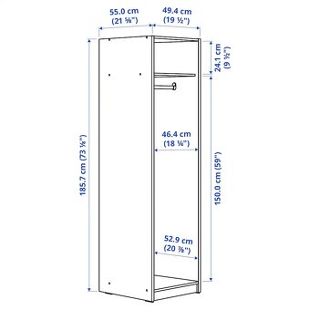 Šatni skříň GURSKEN IKEA - 3