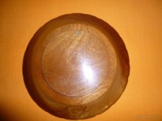 Ručně vyřezávaný talíř z exotického dřeva - 3
