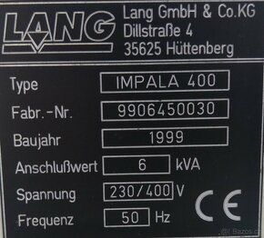 Prodej: CNC gravírovací frézka IMPALA 400, výr. LANG - 3