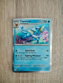 Pokémon karty - sada Eevee, Vaporeon a Jolteon - 3