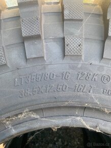 Prodám nové maxxis mud trepador 38.5 X 12.5 r16 - 3