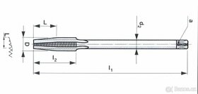 Závitník maticový M16 HSS ČSN 223074 (NOVÝ) NAREX ČR - 3