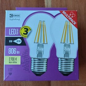 LED žárovky EMOS, 6W, teplá bílá - 3