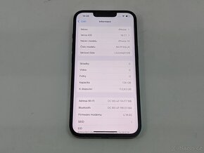 iPhone 13 128gb black. Baterie 85%. Záruka 6 měsíců. - 3