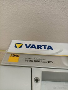 Nová autobaterie Varta 55Ah, 500A, 12V - 3