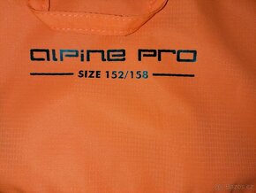 Dětská černo-oranžová bunda Alpine Pro vel. 152 / 158 - 3