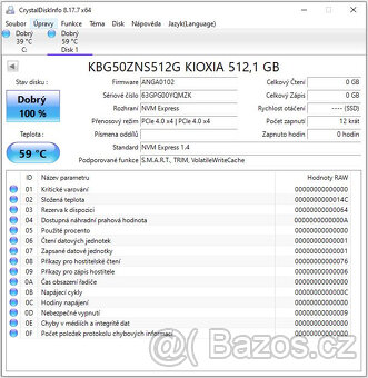 SSD Kioxia BG5 512GB M.2 NVMe 2230 PCIe 4.0 TCG Opal - 3