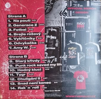 The Fialky ‎ –  Vykřičníky   (LP - limitka) - 3