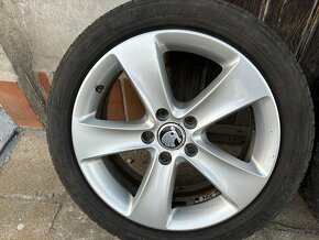 Alu original zimní sada VW Passat CC B7 Škoda 205/50/17 - 3