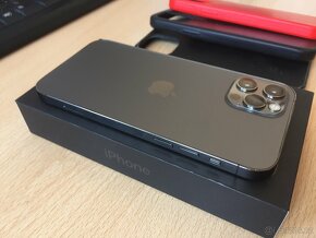 iPhone 12 Pro 128 GB Graphite Černý + Kryty (rozbitý displej - 3