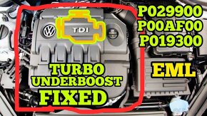 P0299 TURBO CHARGER UNDERBOOST PLNÍCÍ TLAK NEDOSAŽENÝ - 3