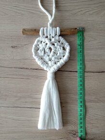 Macrame přívěsek/dekorace na zeď - 3