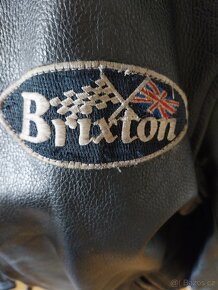 BRIXTON Pánská kožená bunda na moto vel.M - 3