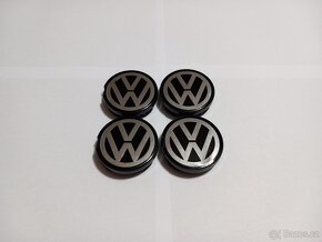 Středové krytky VW 55x52mm staré typy alu - 3