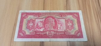 500 Korun 1929 přetisk Slovenský Štát. - 3