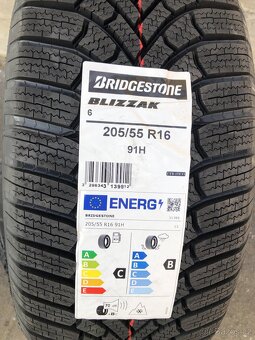 205/55 R16 - Bridgestone Blizzak 6 - Nové - 2ks - 3