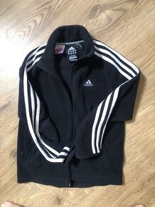 Fleesová mikina bunda Adidas vel. 140 - 3