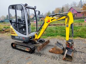 Minibagr WACKER-NEUSON rok2017 ET16 roztah. podv. + 2 lžíce - 3