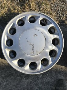 Prodám alu kola 4x114,3 r15 originál nissan - 3