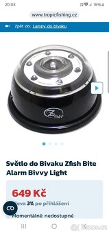 Hlásiče Zfish helios 4+1 + bivakové alarm světlo - 3