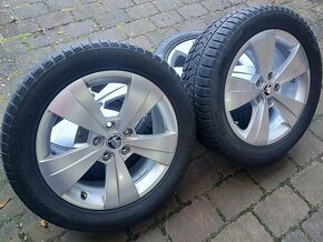 ALU kola,sada,originál ŠKODA TRITON, 215/55 R17, 5x112, TOP - 3