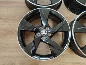 Nová Alu kola 5x100 R17 VOLANS Black - Škoda Kamiq, Scala - 3