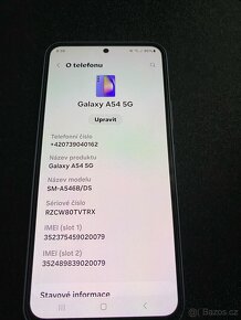 Prodám Samsung A54 5G 8GB Rám Paměť 128 GB - 3