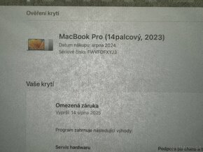 Nový MacBook Pro 14” M2 Pro / 16GB / 512GB - 3